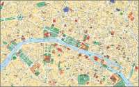 Подробная карта Парижа